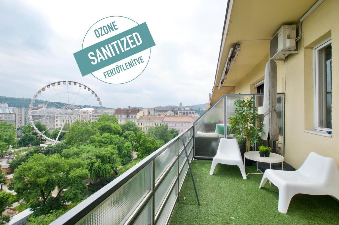 Standard Apartment By Hi5 - Incredible View With Terrace Budapest Exterior photo