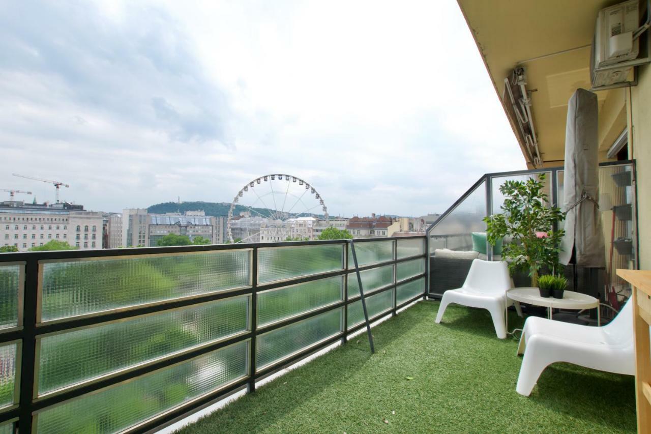 Standard Apartment By Hi5 - Incredible View With Terrace Budapest Exterior photo